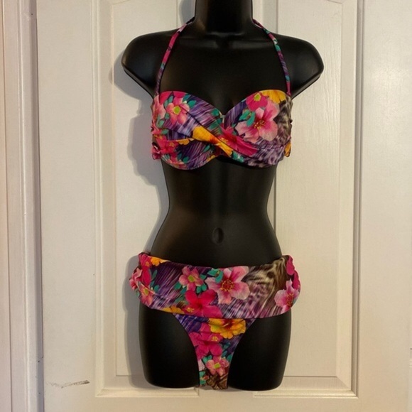 “NANETTE LEPORE” Playa Tropical Floral Bikini - Picture 2 of 15
